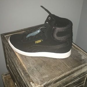 High Top Suede Pumas