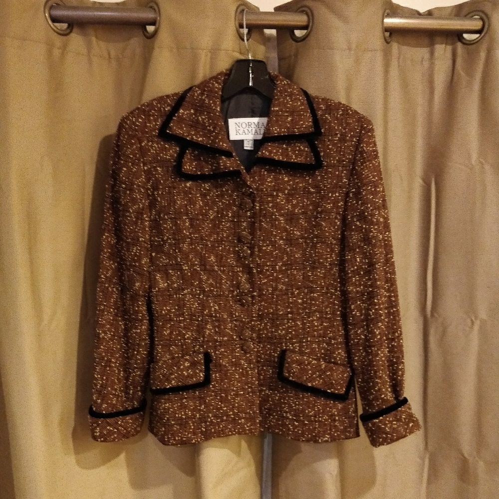 Norma kamali boucle jacket