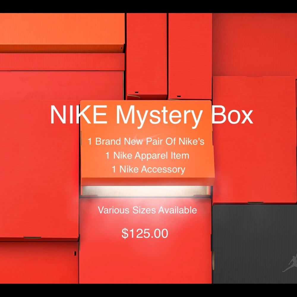 NIKE Mystery Box! Shoes, Apparel, Accessories!