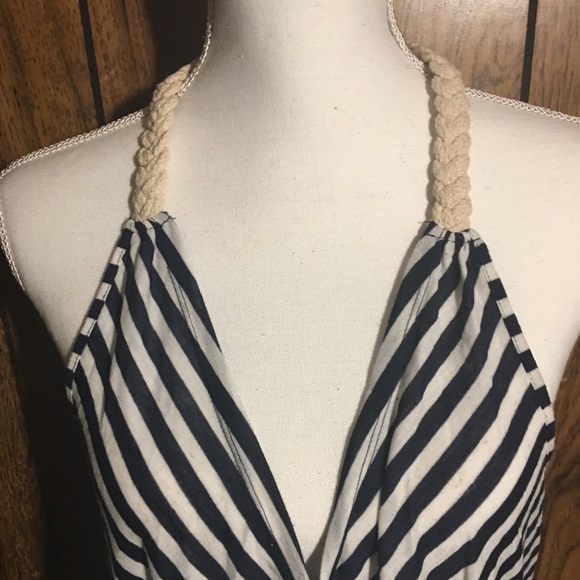 Women’s stripe nautical vest - Picture 3 of 4