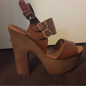 Tan heels