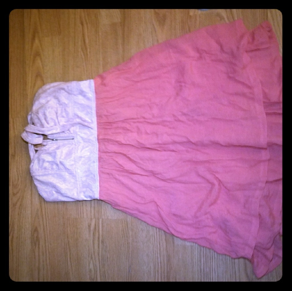 Peach Halter top dress