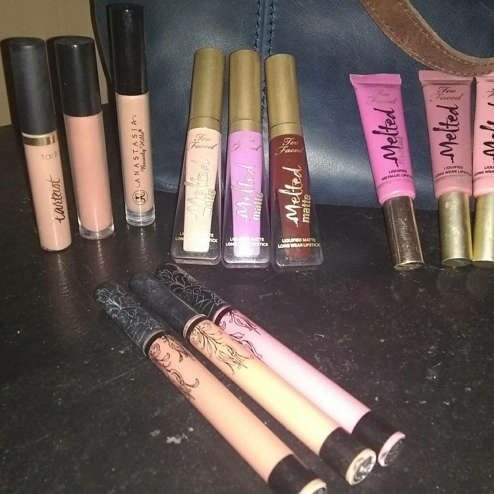 A variety of brands Too Faced, BareMinerals more