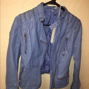 Zip-Up Leather Jacket