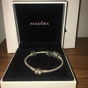 Pandora Heart Bracelet with Charms ❤️