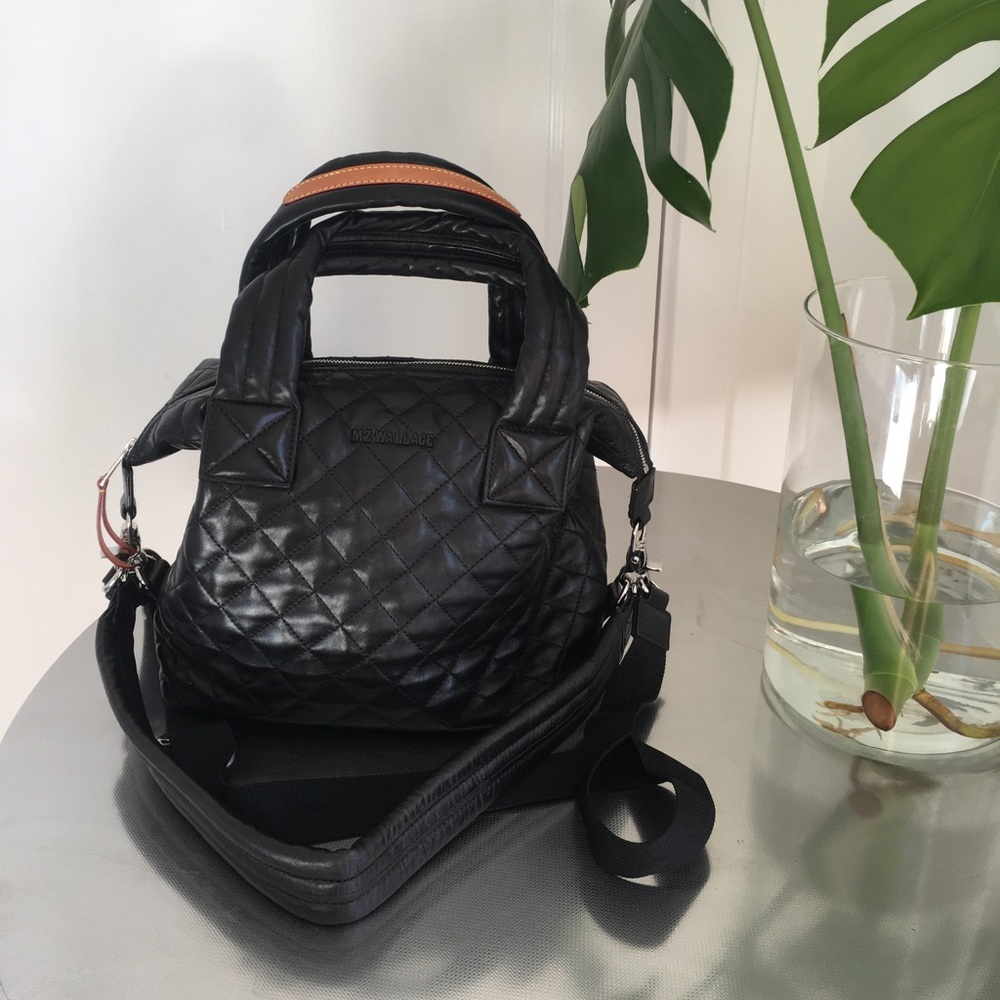 MZ Wallace Leather Quilted Small Sutton Crossbody