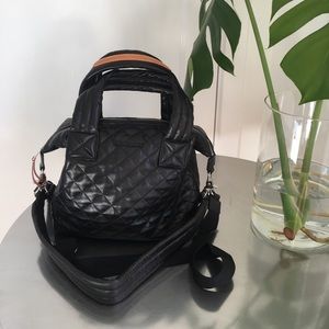 MZ Wallace Leather Quilted Small Sutton Crossbody