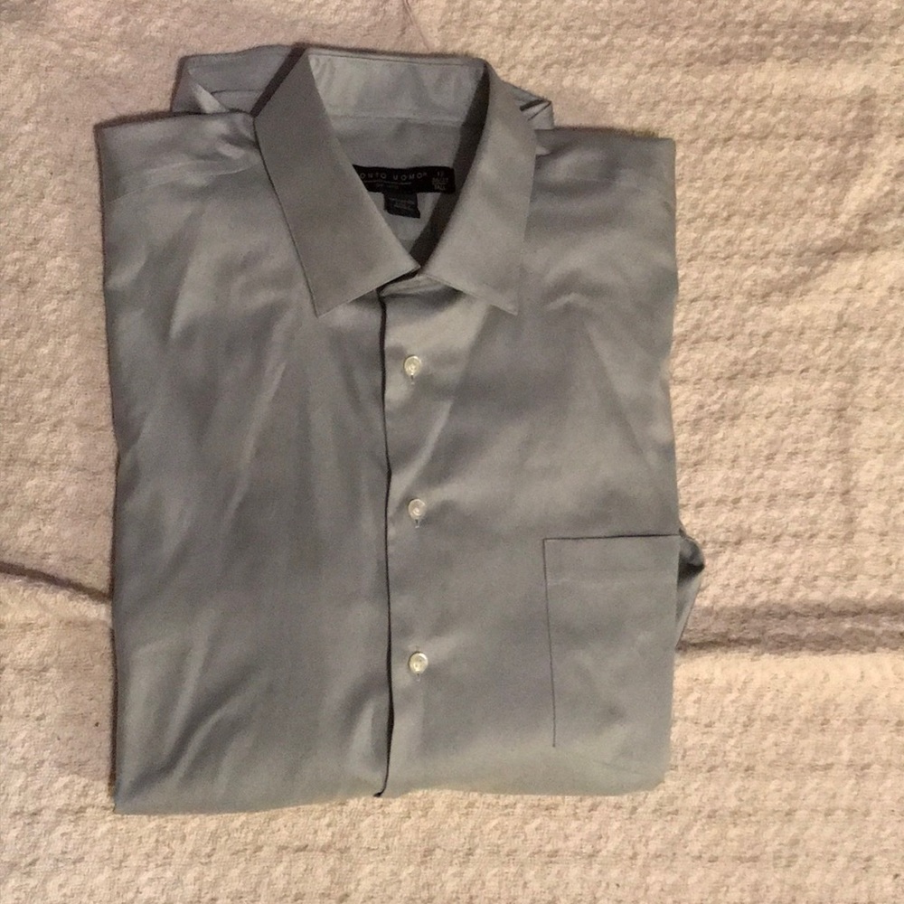 PRONTO UOMO Tall Long Sleeve Dress Shirt