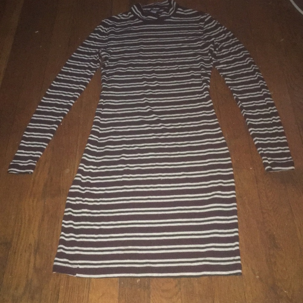 American Apparel long sleeve mock neck dress