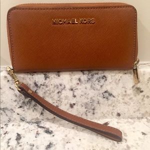 Michael Kors Brown wallet/wristlet