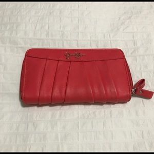 Jessica Simpson coral colored wallet