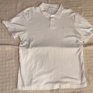 Calvin Klein White Polo Shirt