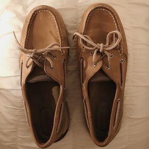 Sperry Tan Boat Shoes