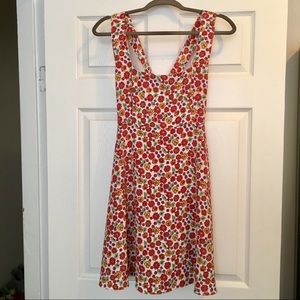 90s Vintage polyester sun dress