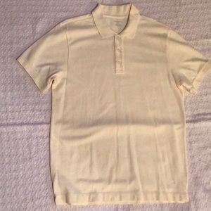 Banana Republic Polo- Soft Yellow 100% cotton