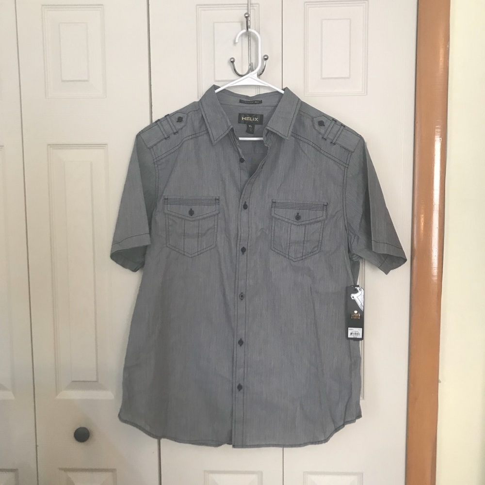 NWT Gray Short Sleeve Shirt