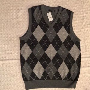 Express Design Studio Argyle Design Vest