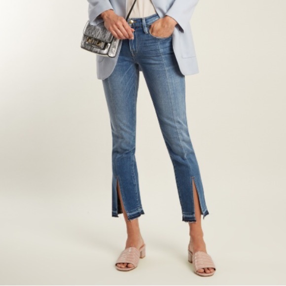 Frame mid rise straight leg jeans Clearance