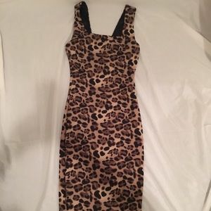 Leopard Midi Bodycon Dress Hot Miami Styles
