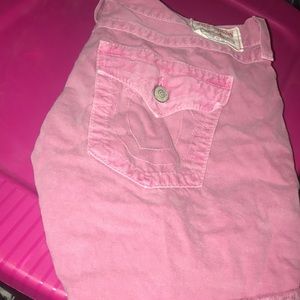 True religion brand jean shorts