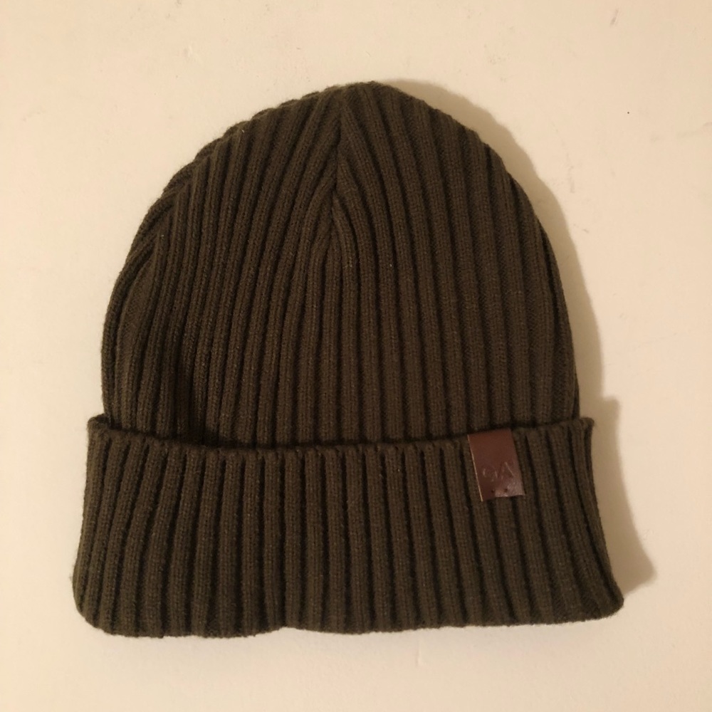 Olive green beanie