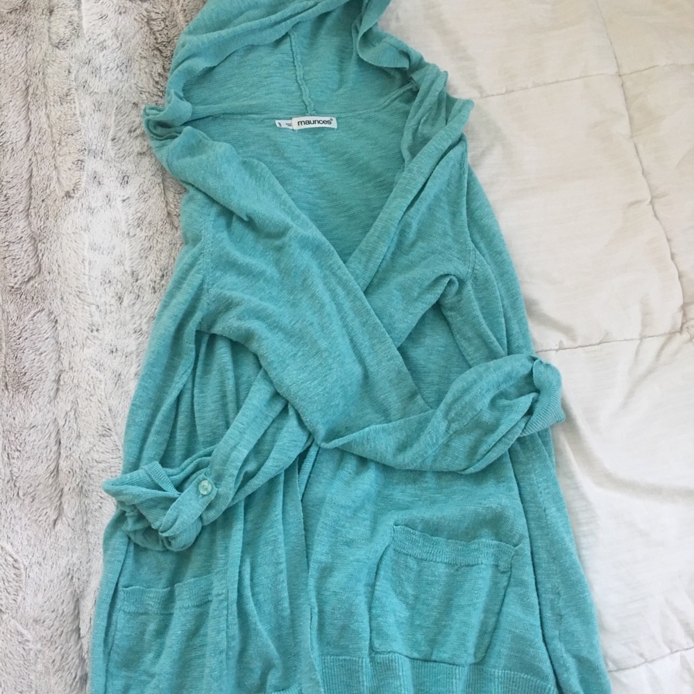 Blue Maurice’s Hooded Cardigan