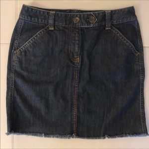 Ann Taylor Denim Skirt Size 4