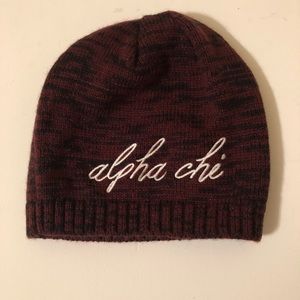 Alpha Chi Omega sorority beanie