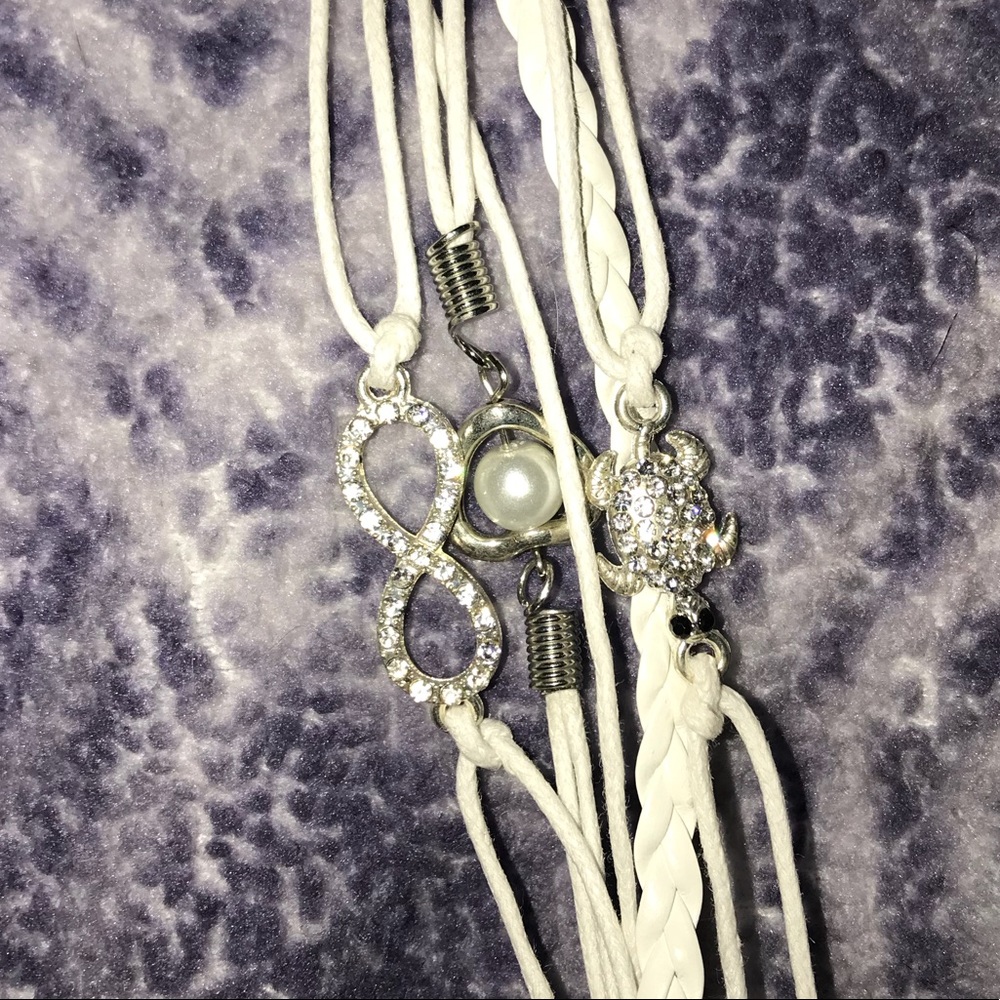 White rope bracelet