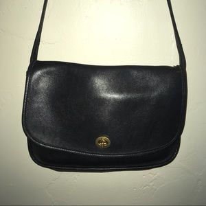 Vintage Coach City Flap Bag