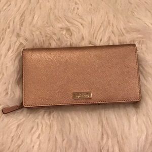 Rose Gold Kate spade wallet