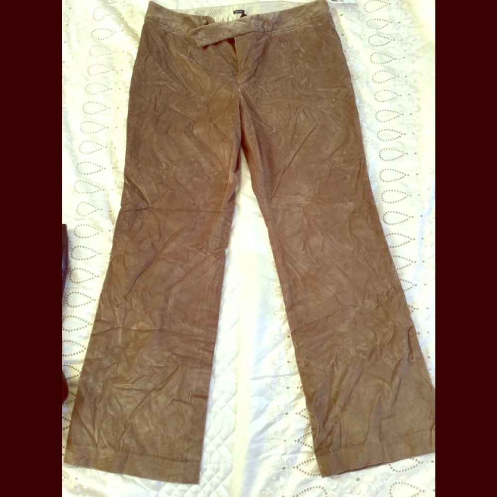 Gorgeous Velour Feel Brown Pants
