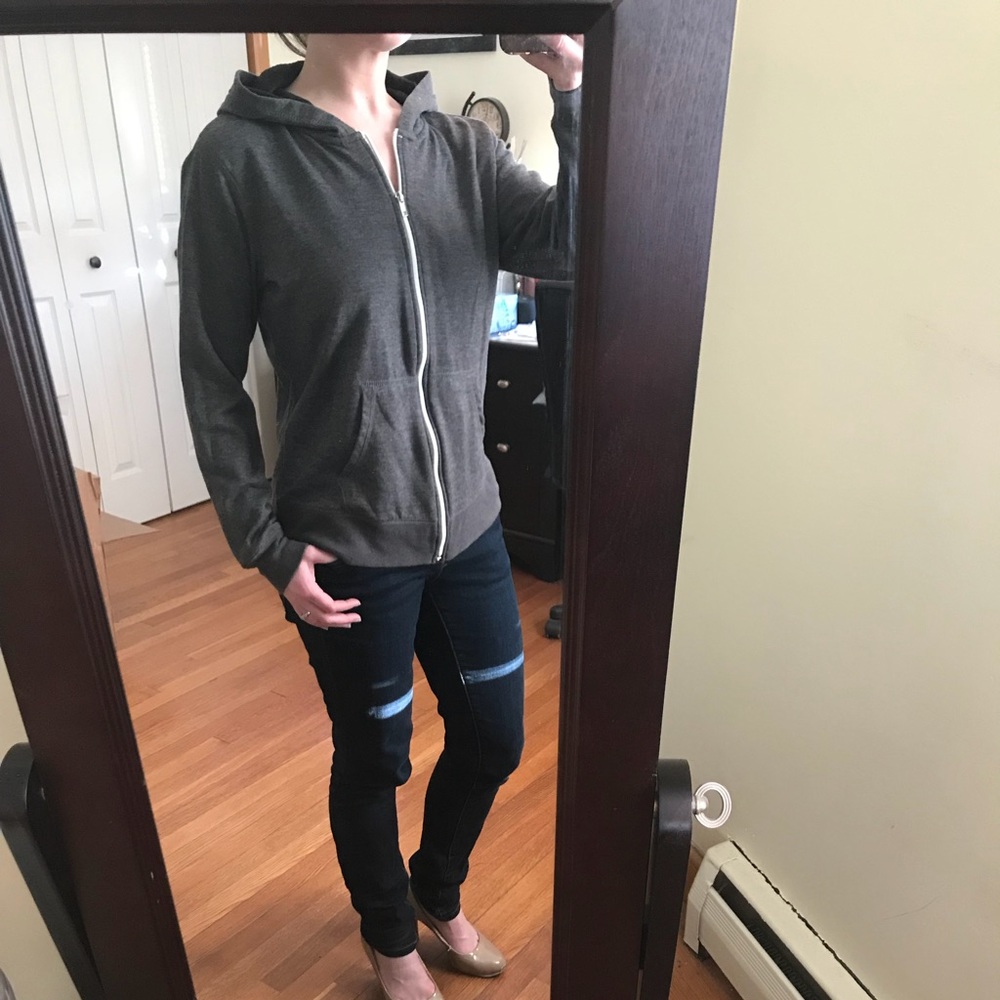 Gray Zip-up Sweatshirt - BUNDLE ONLY PLEASE