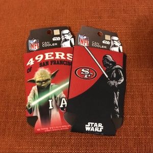 San Francisco 49ers/Star Wars Can Coolers: 2 set