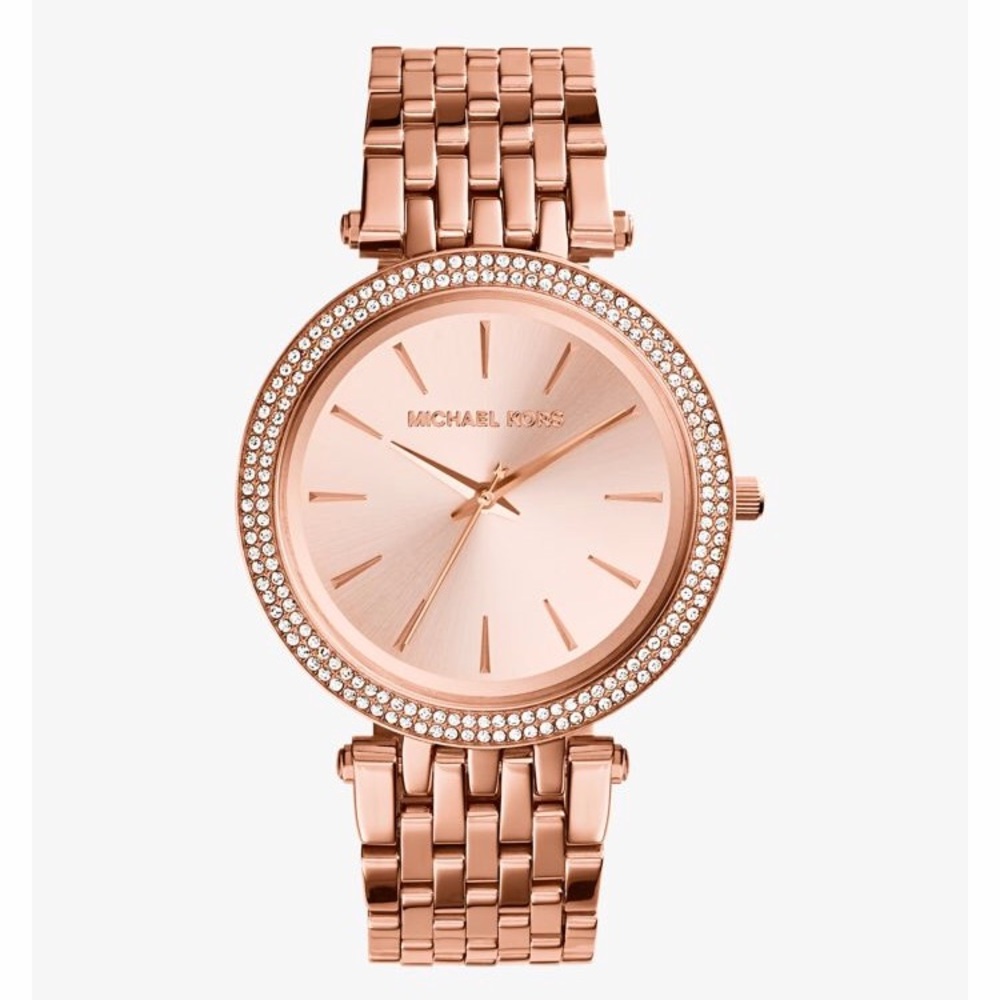 Darci Pavé Rose Gold-Tone Watch