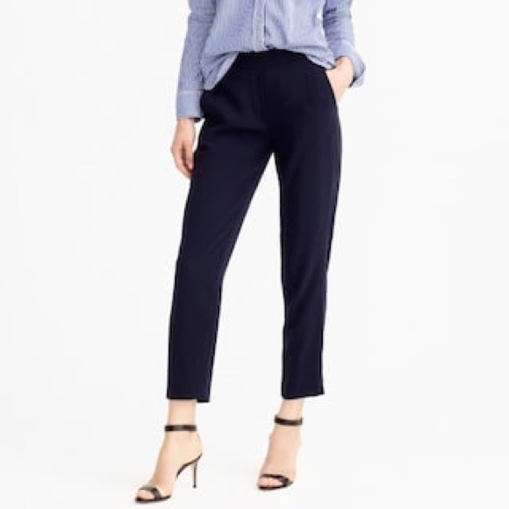 J. Crew Easy Pant in Black sz 4 E1756