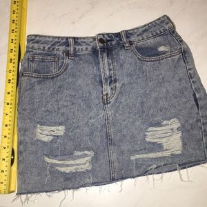 Denim skirt