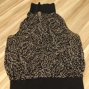 Silk turtle neck tank