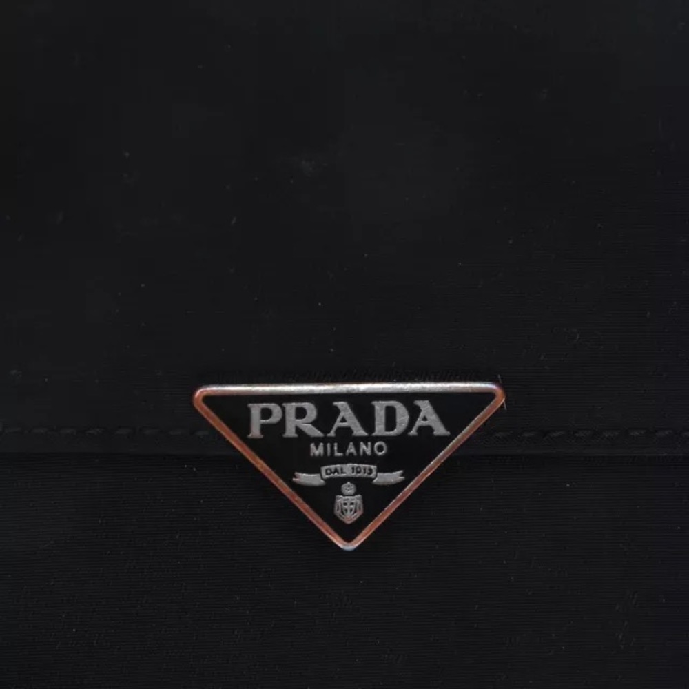 PRADA Tessuto Nylon Wallet Black - Picture 3 of 8