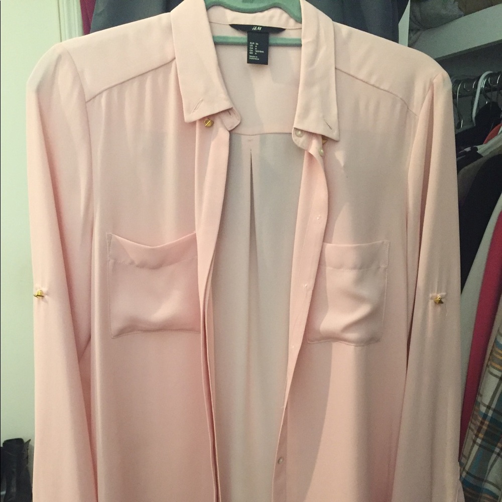 Light pink blouse