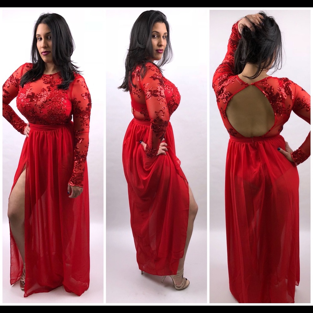 Red dress
