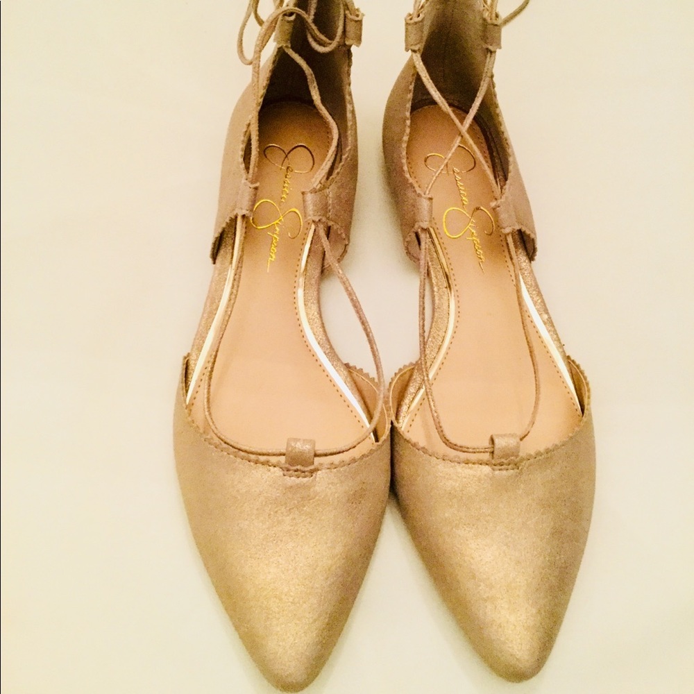 Jessica Simpson Zofie Women Pointed Toe Suede Flat