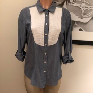 KATE SPADE| Chambray button down| 8