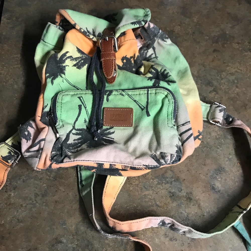 Pink By Victoria Secret Mini tropical backpack