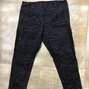 Zella Pants - Zella brand pink striped leggings Zella Pants - Zella brand pink striped leggings