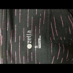 Zella Pants - Zella brand pink striped leggings Zella Pants - Zella brand pink striped leggings