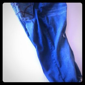 Plus Blue Jean Capri pants