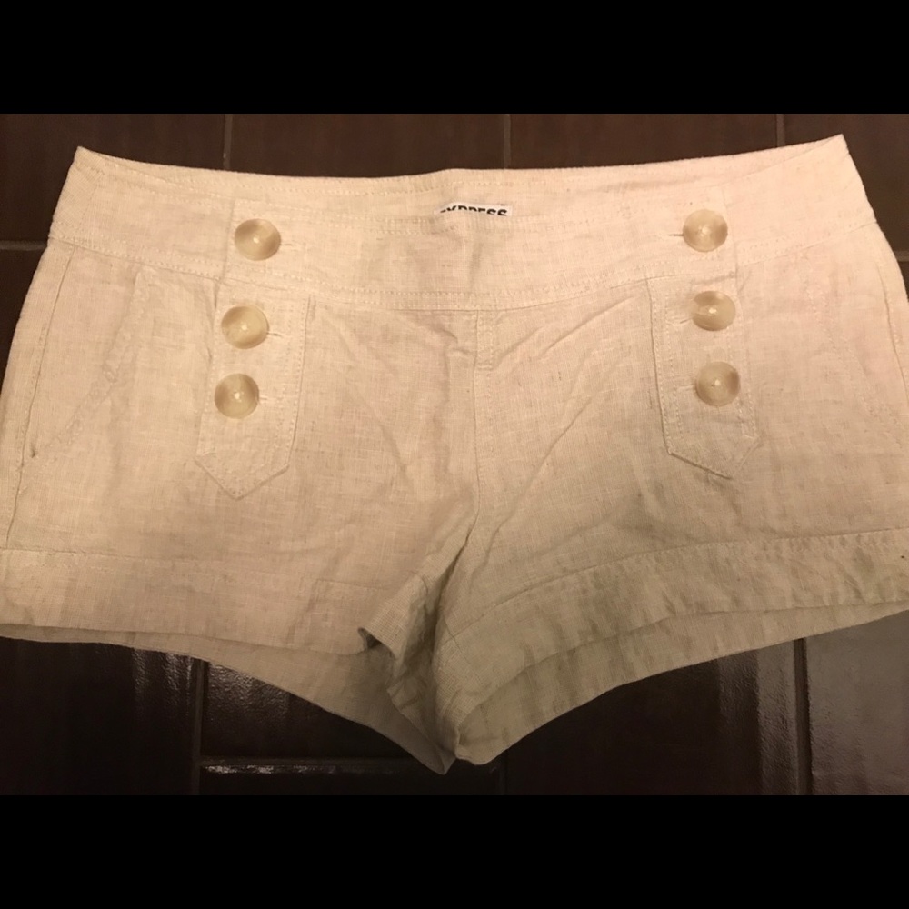 Express linen shorts sz 8