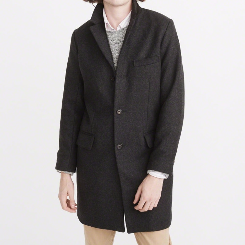 Men's Abercrombie and Fitch Topcoat