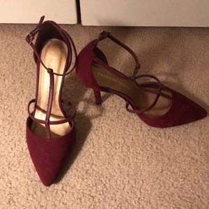 Burgundy Chinese Laundry Heels
